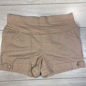 A.N.A Maternity Shorts Size XL Cotton Spandex Beige